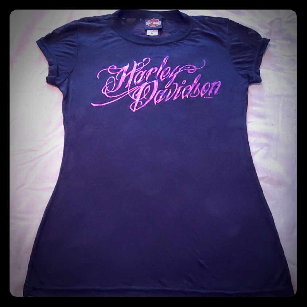 Harley Davidson Skull Burnout Tshirt